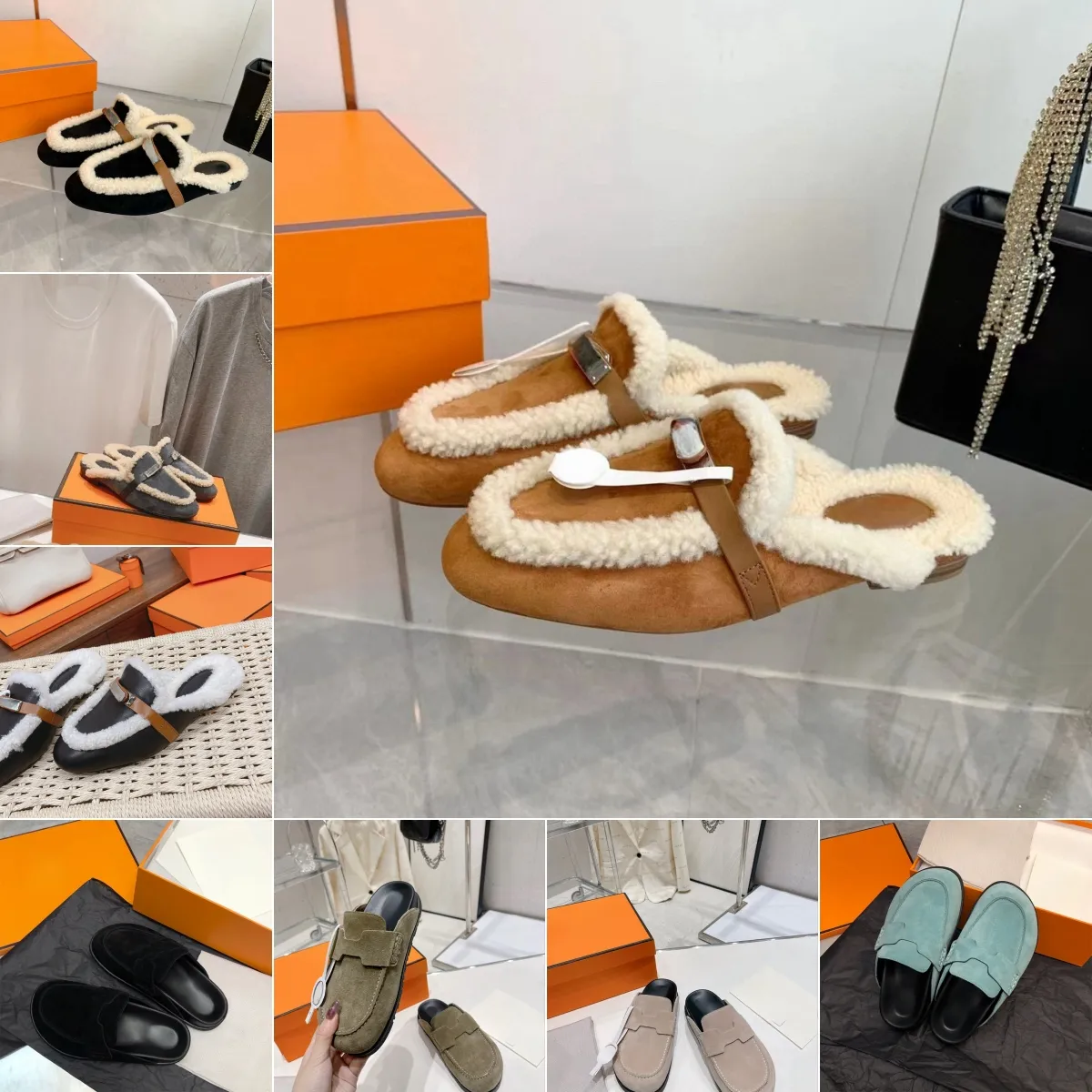 Save Big on Bulk Leather Mule Slippers Flat Mules Shoes: Cosy Leather Mule  Clog Shoes, Thick Slides For Women And Men Fashion Design SN6612 Best