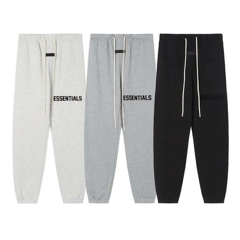 Designers Casual Pant Pantalons Pantalons de survêtement FOGs Trendy Double Thread Essen Lettre floquée Cordon de serrage Pantalons de garde Hommes Femmes Sports Pantalons décontractés