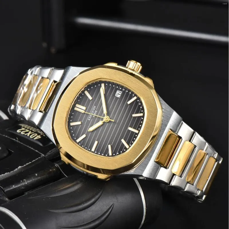 Wristwatches Mechanical Original Watches For Men Automatic Date Movement Top Clocks Steel Strap Gift Advise Global Like