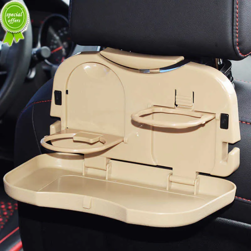 1Pc Folding Universal Car Bracket for Food Tray Drink Holder Auto Back Rear Seat Table Tray Phone Holder Car Storage Box