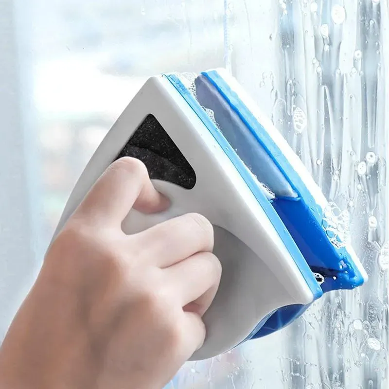 Rengöringsborstar Magnetiska fönsterrengörare för tvätt av Windows Tvätt Hemmagnet Hushållstävstensare Rengöringsverktygsglasfönster 231124