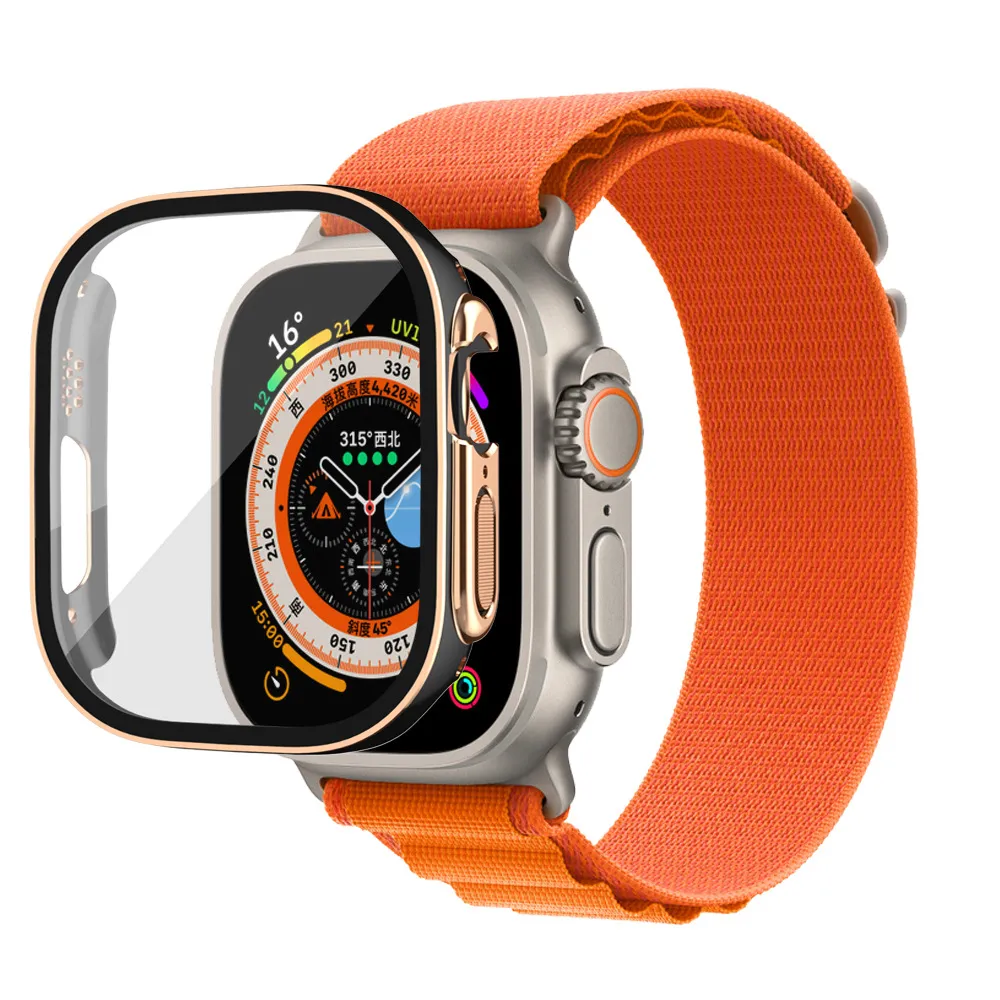 smart watch Per Apple watch Ultra Series 8 49mm iWatch cinturino marino smart watch orologio sportivo cinturino di ricarica wireless custodia protettiva