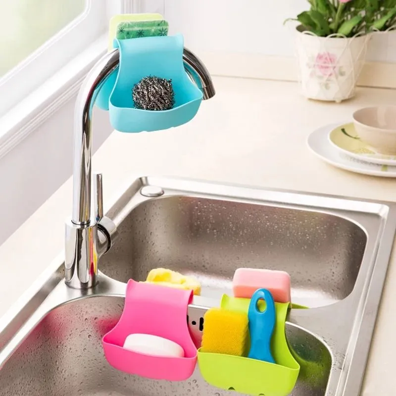 Anlising Porte-Éponge Pour Évier De Cuisine,Panier Suspendu De