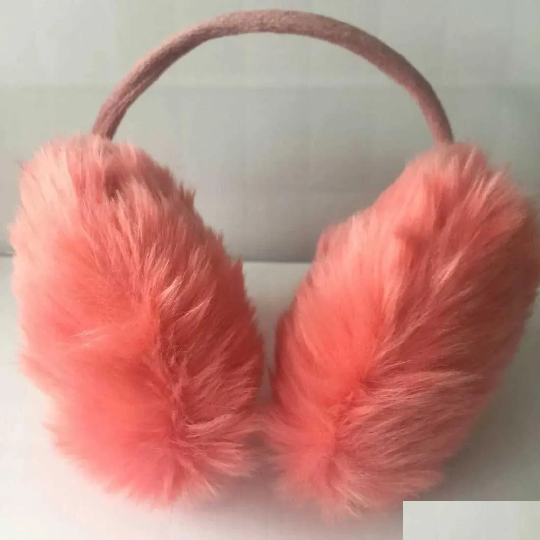 Ear Muffs Ear Muffs 2023 Faux Solid Color Winter Caps Fuzzy Warm Earmuffs For Women Plysch ers Style R231009 Drop Delivery Fashion ACCE DHF7M