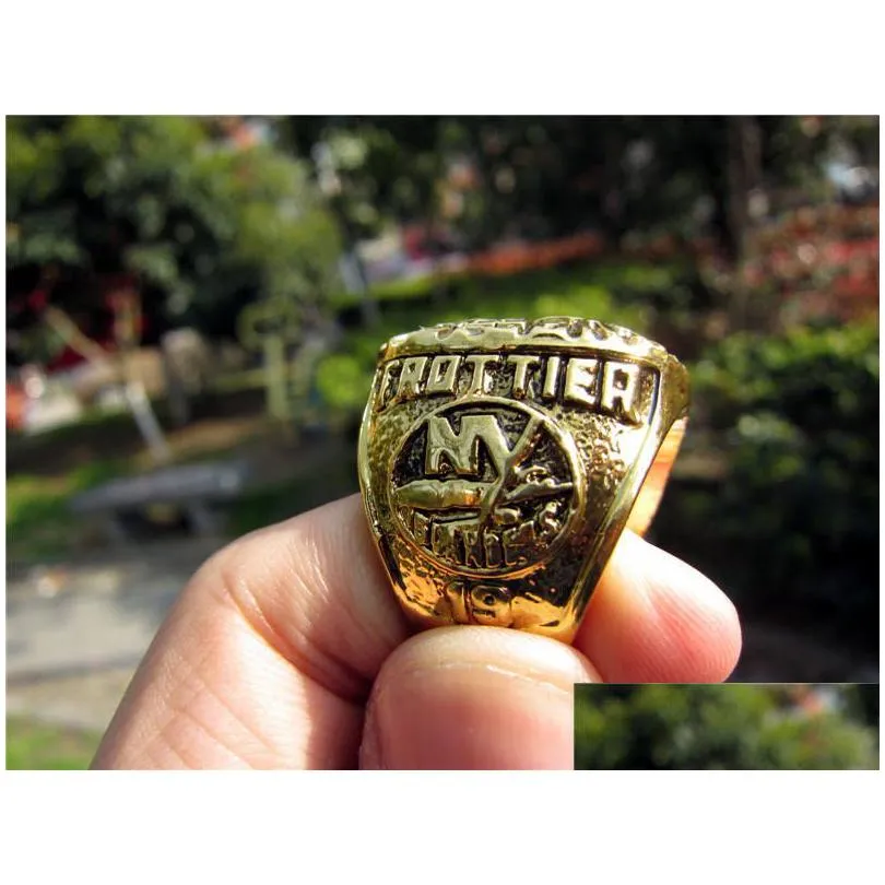 Cluster Rings 1982  Islanders Cup Championship Ring Men Sport Fan Souvenir Gift Wholesale Drop Drop Delivery Jewelry R Dhbia