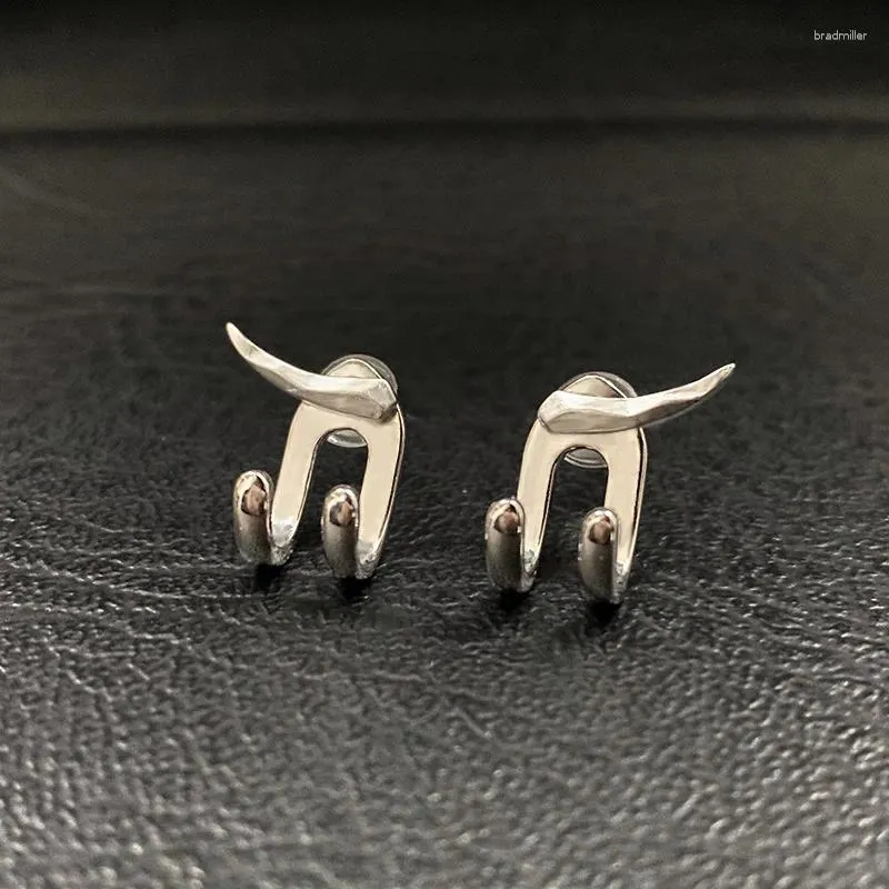 Boucles d'oreilles Design Unique dent de loup pour hommes femmes, bijoux simples à la mode, accessoires cadeaux