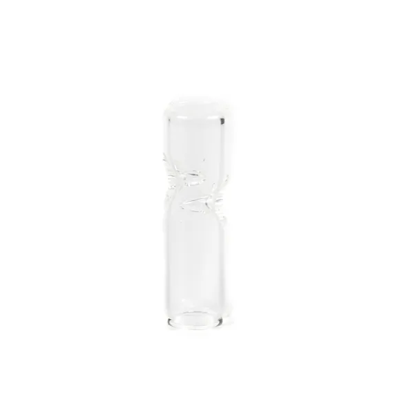 Tube de fumage transparent One Hitter Pyrex verre épais Bong portable Pipes à tabac aux herbes Porte-cigarette Filtre à main Filtre Embouchure Catcher Taster Bat Tips