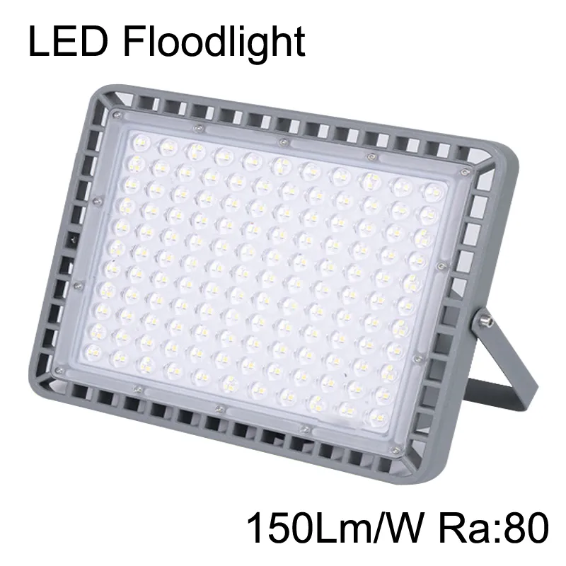 Reflektory LED 200 W 150LM/W RA80 6. generacji Ultra-cienkie reflektor 6000K AC85-265V Stadion Flood Light Wodoodporne oprawy oświetleniowe Place zabaw Crestech888