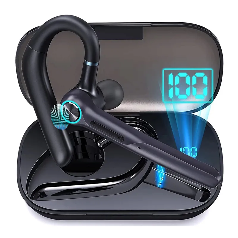 Med mikrofon trådlösa hörlurar Bluetooth -headset hörlurar fone de ouvido audifonos con microfono auriclees inalambicos