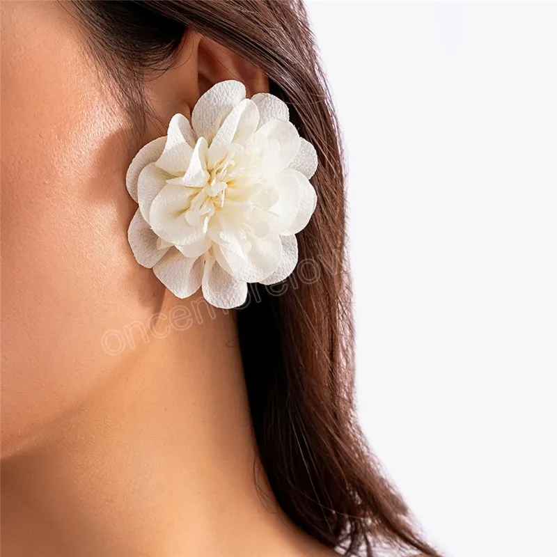Big rose deals earrings
