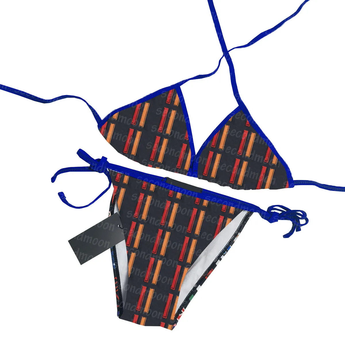 Costumi da bagno firmati da donna Lettere stampate Costume da bagno Costume da bagno a due pezzi Bikini ad asciugatura rapida