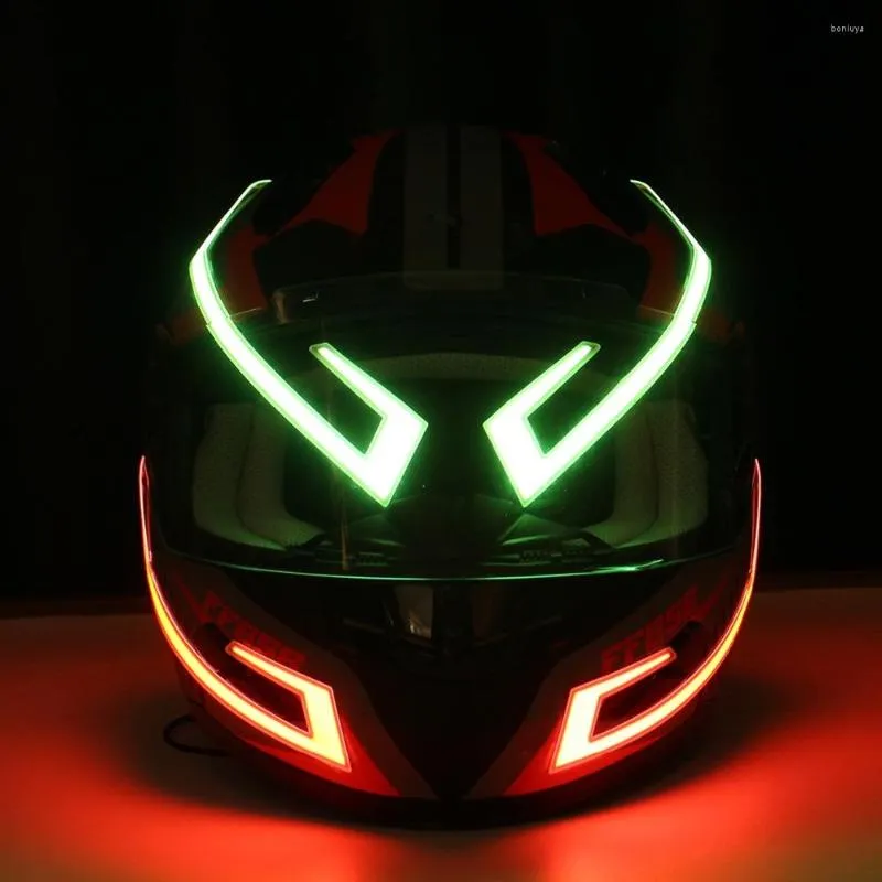 Casque de moto bande lumineuse, Avertissement Led Motos Lumières