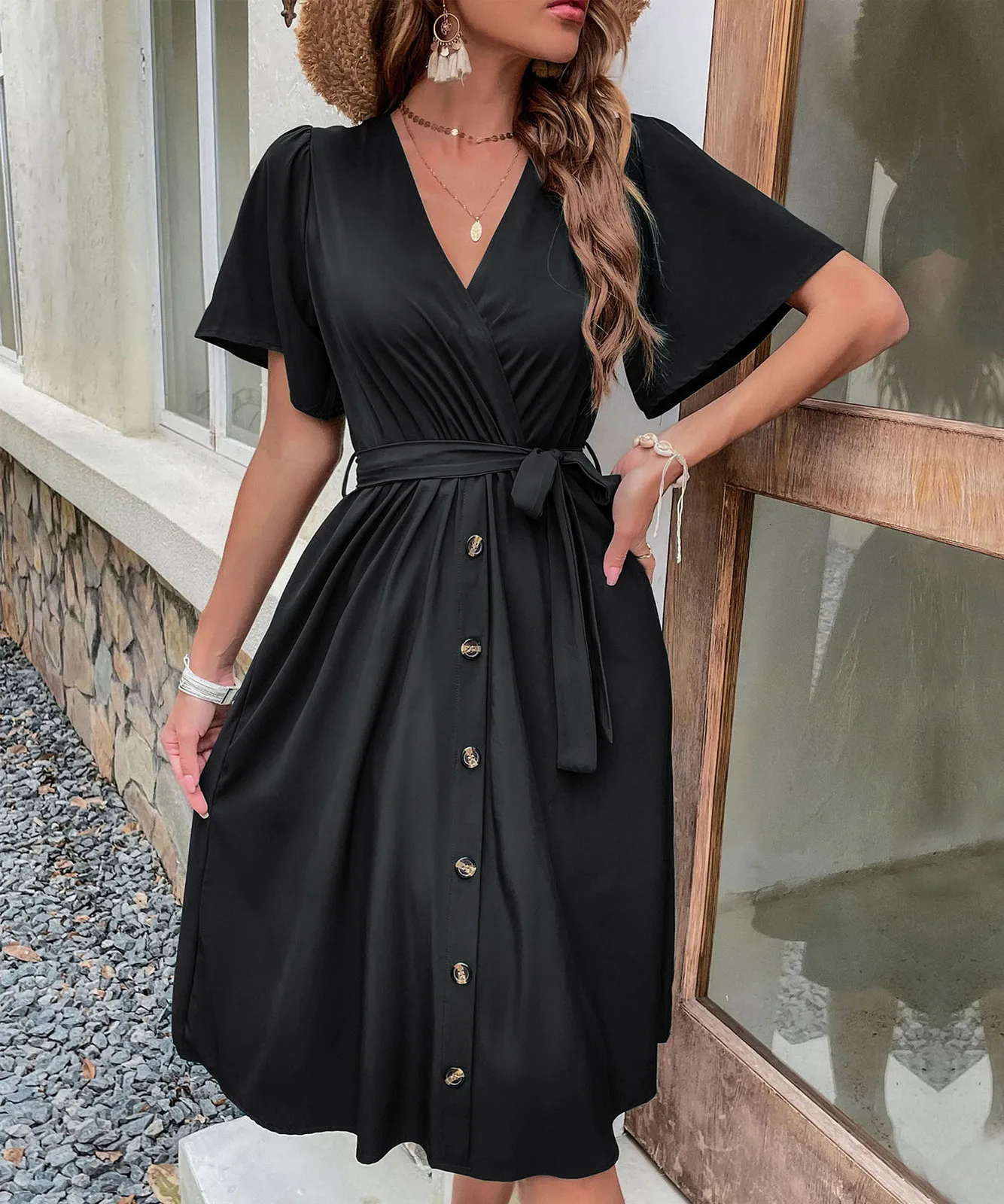 long sleeve cold shoulder midi dress Bare Body Off-Shoulder Midi Dress – Naked Wardrobe