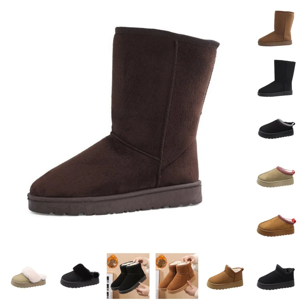 Australie au-dessus du genou hiver Australie bottines classiques à plateforme douces et confortables en peau de mouton châtaigne sable graines de moutarde pantoufles Ultra mini bottes de neige