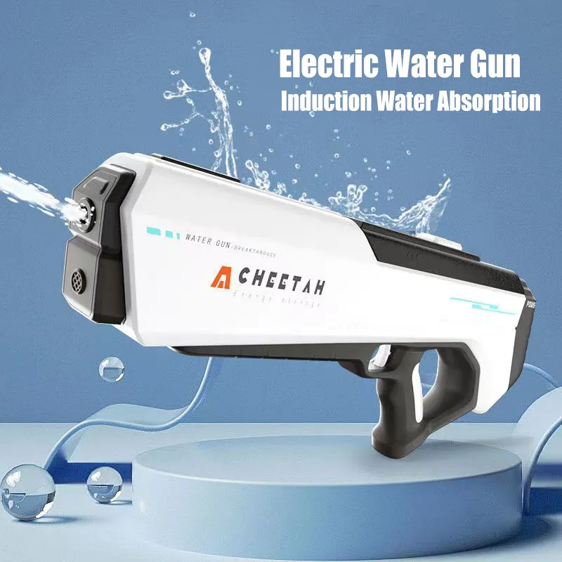 Gun Toys Induction Water Absorption Electric Water Gun Automatic Water Soaker Guns Summer Pool Party Beach Outdoor Toy for Kid Adult 230424