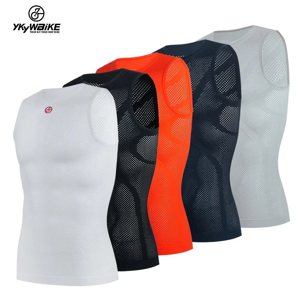 YKYWBIKE – gilet de cyclisme à haute élasticité, couche de Base de cyclisme, maillot vtt, vélo de route, gilet de vélo, course à pied, sous-vêtements de cyclisme, 5 couleurs, 231124