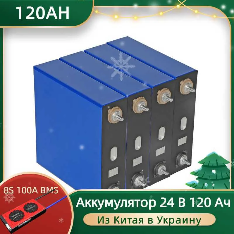 LIFEPO4 24V 120AH و 8S 100A BMS SMART مع البطارية المنشورية Bluetooth لنظام تخزين الطاقة الشمسية 12V LFP Pack Ess Daly