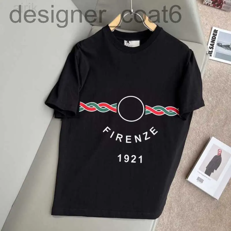 T-shirts masculino Designer2022 Praça de praia Site oficial Site síncrono de tecido à prova d'água