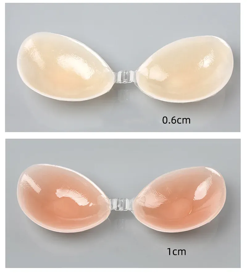 Sticky Bra Push Up Invisible Bra Adhesive Bra Backless Strapless Resuable  Nipple Covers Silicone Bra For Women (Color : Skin, Size : E) : :  Clothing, Shoes & Accessories