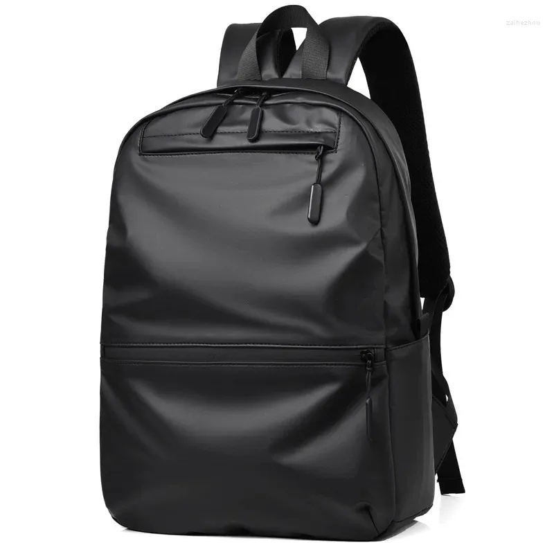 Rucksack, modisch, einfach, große Kapazität, weicher Stoff, Laptoptasche, 14 Zoll, Polyester, Reisen