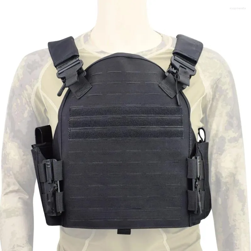 Охотничьи куртки Военный тактический жилет Molle Plate Carrier Лазерная резка Регулируемое защитное снаряжение Пейнтбольные бронежилеты