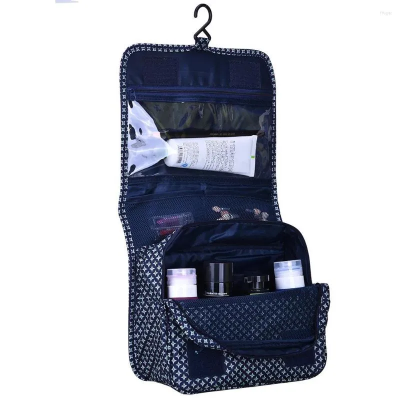 Sacs de rangement voyage suspendus sac cosmétique femmes étui à fermeture éclair peint maquillage nécessaire de maquillage organisateur toilette