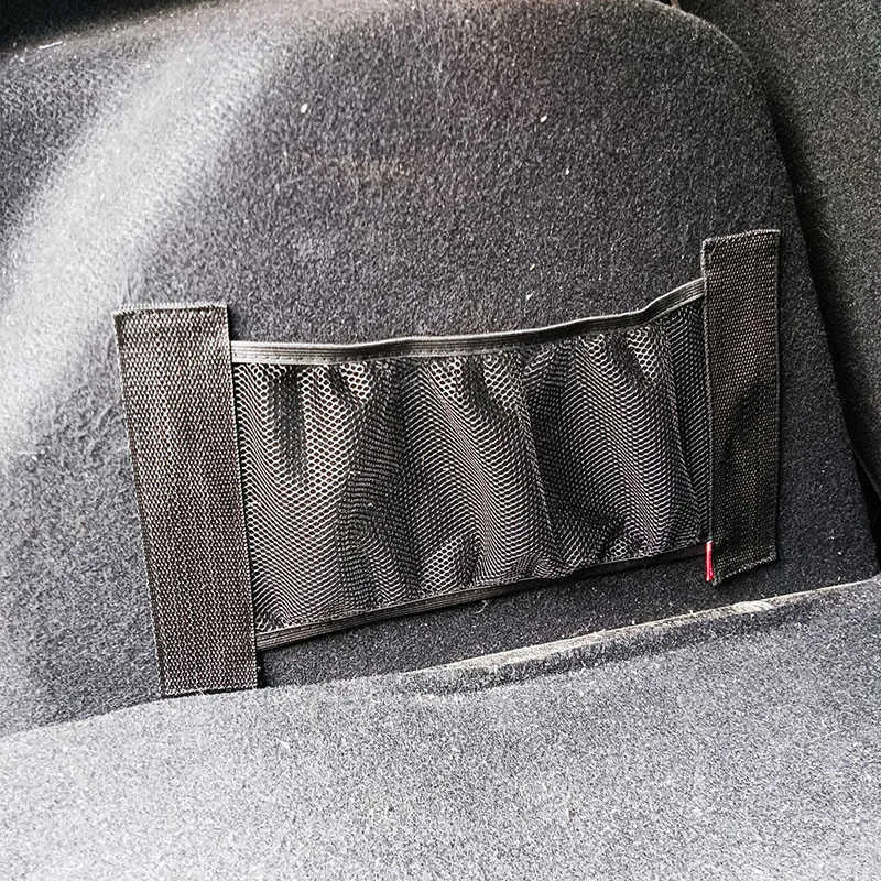 Organizer in rete elastica posteriore regolabile per bagagliaio per auto da 110 cm con ganci Accessori auto universali per furgone per camion SUV per auto  34