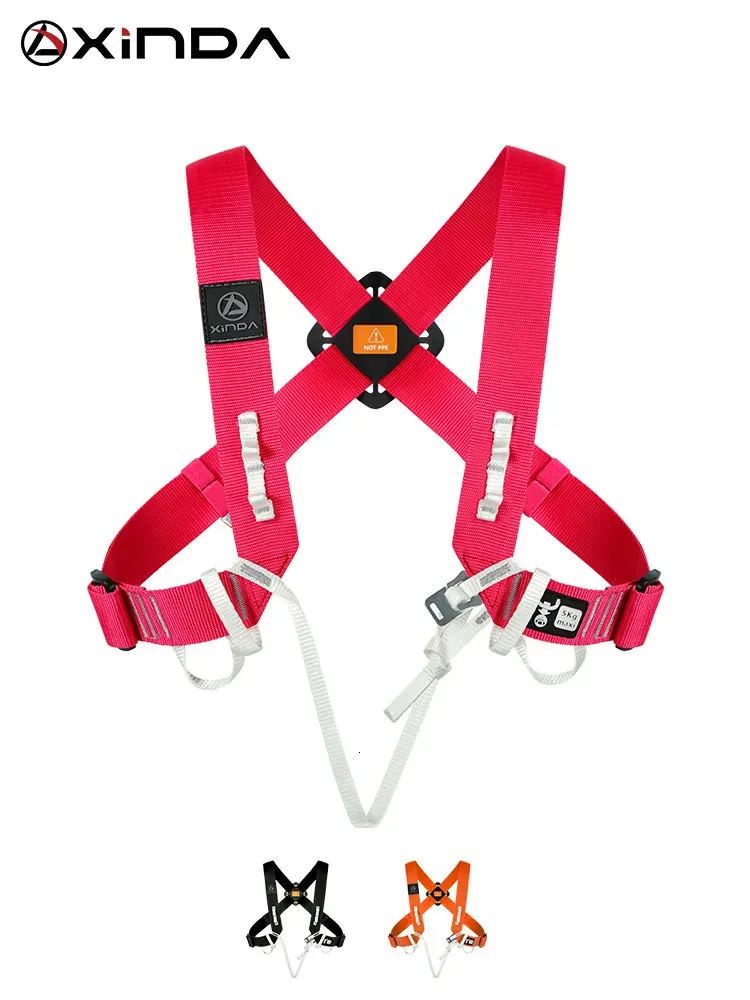 Cordas de escalada xinda ascendente deciva cintos de ombro SRT Cinturão de segurança do peito Dyneema Harness Rock Segurança à prova d'água e anti -231124