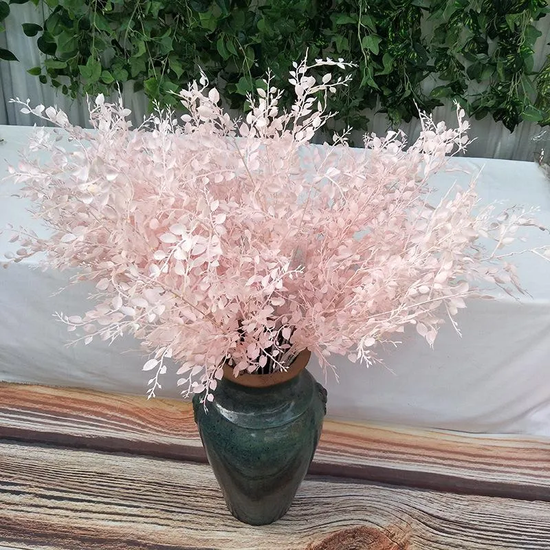 Couronnes De Fleurs Décoratives Plantes Artificielles Colle En Plastique Trèfle À Six Feuilles Fête De Mariage El Maison Salon Décoration Pography Props