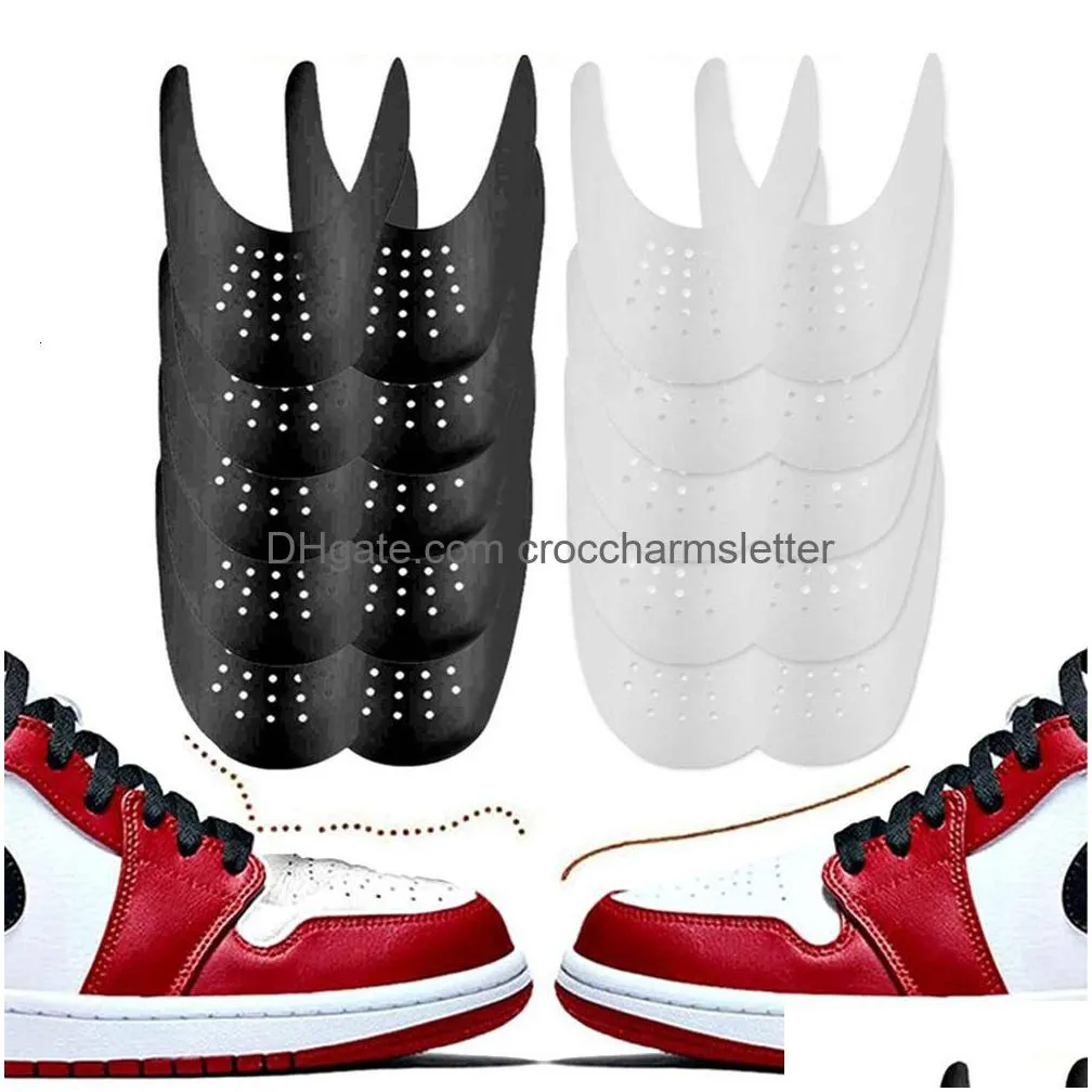 Acessórios para peças de sapatos 10 pares anti -vinco protetor para tênis de basquete dobra s protetora de tacos de dedo dhtfy