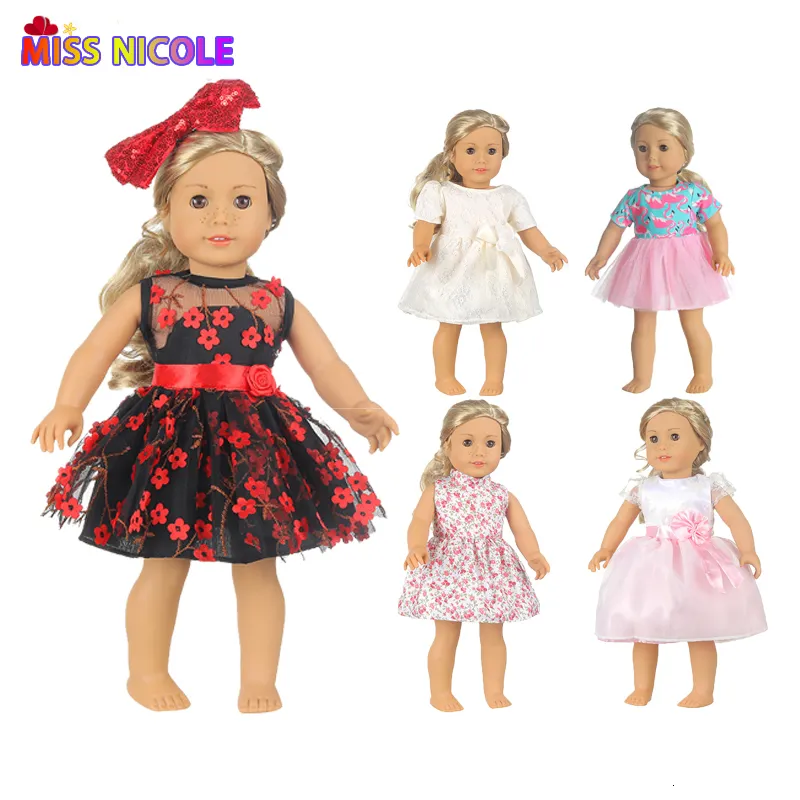 18 Princess Black Net Yarn 18 Inch Doll Playsets Set For Girls Dress Shoes Socks Underpant And Princess Clothes Perfect Gift For 43cm Baby Born American Toy 230424 From Hai05 0.21 DHgate.Com