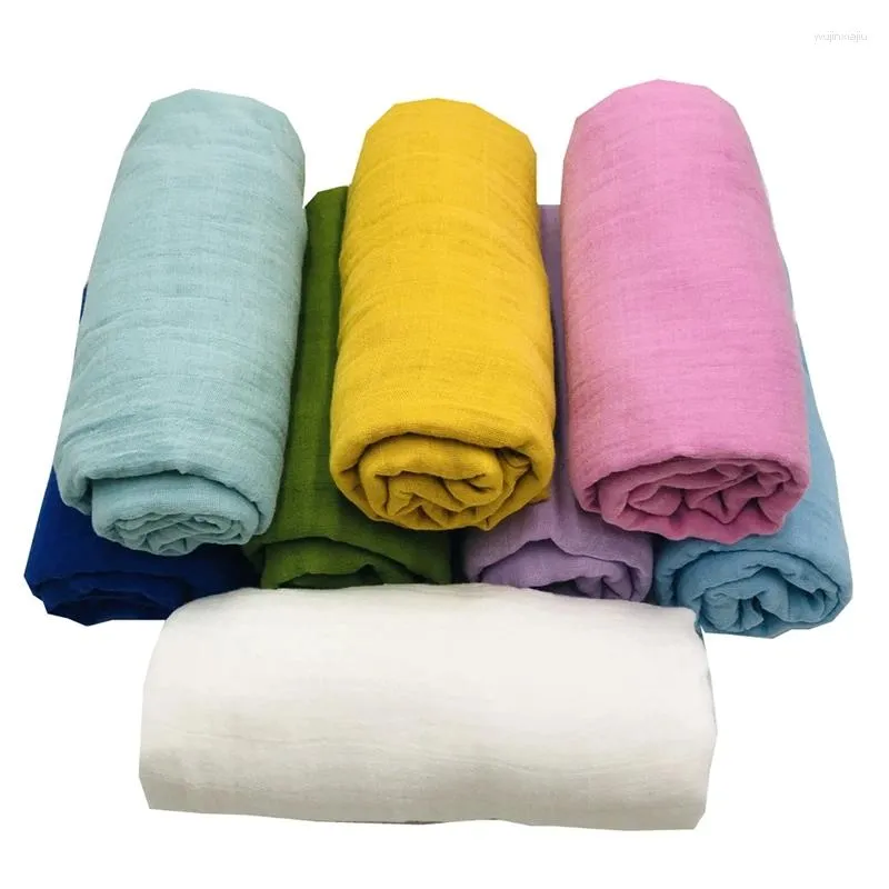 Filtar Lashghg Muslin Cotton Swaddle Born Pography Accessories Baby Wrap Bedding Bath Handduk Partihandel Dropship