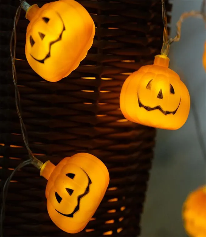 15m3m Cadılar Bayramı Pumpkin LED String Lights Cadılar Bayramı Tatil Noel Partisi Bahçe Dekorasyon Lanterns Light6466677