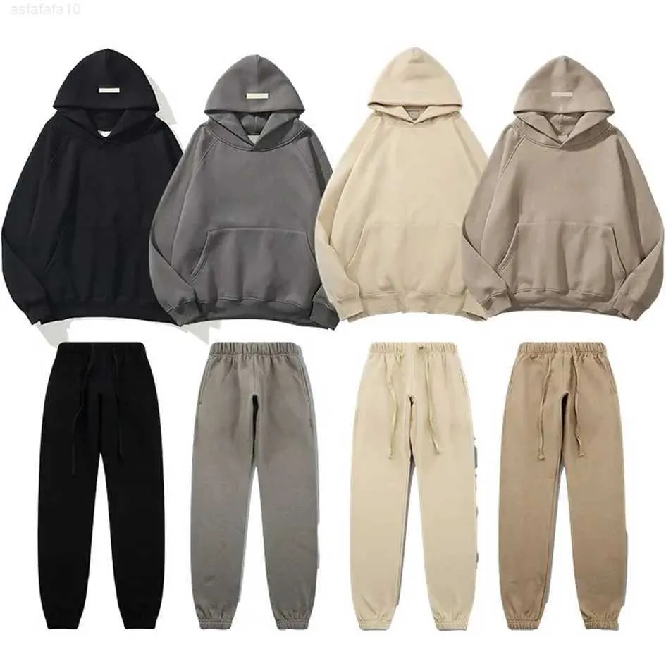 Hommes Designer Blanc Sweats à capuche Pull Sweatshirts Essentialhoodies Hommes Femmes T-shirt Veste Pulls Essentialshirt Ess Hoody Polo Sweat à capuche Sp5der 8IE9