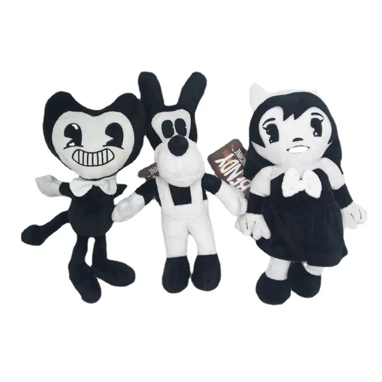 Nieuwe Bendy Doll en de pluche inktmachine speelgoed gevuld Halloween Thriller Game Plush Toy Plush Doll Soft Toys For Children Cadeau