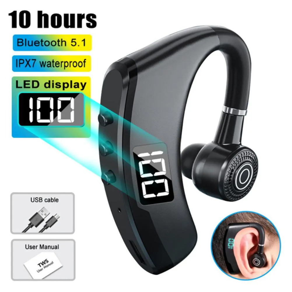 V9 Pro Wireless Bluetooth Headset With Microphone Smart Business