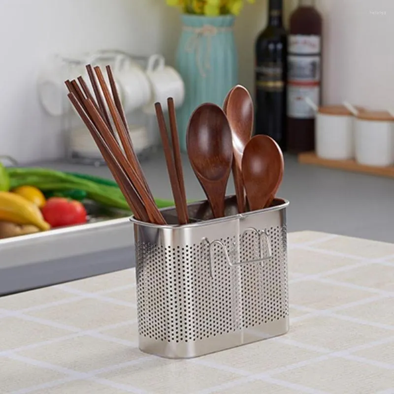 Storage Bottles Type Stainless Steel Chopstick Holder Chopsticks Fork Spoon Cookware Rack Organizer Cutlery Dryer Drainer Shelf