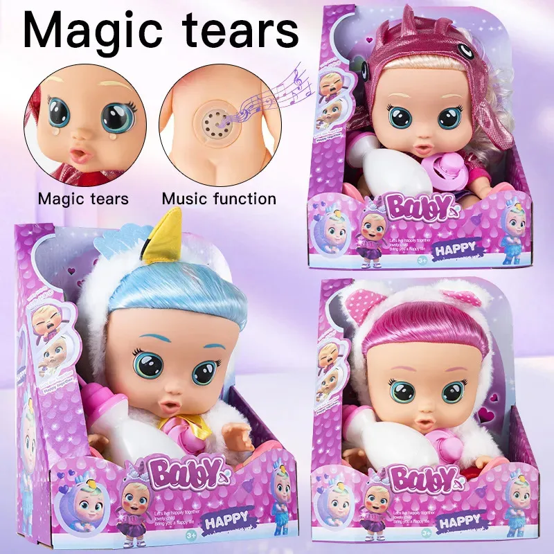 Dolls 10 inch Multiple styles tears babys 3 generation the doll magic Doll surprise gifts for boys and girls 231124