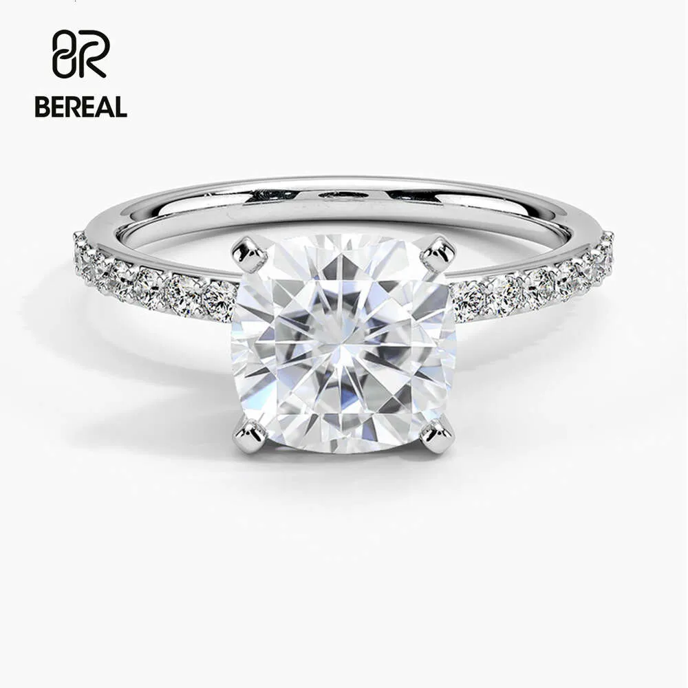 Bague de mariage en or blanc certifié Igi pour femmes, bijoux personnalisés en diamant cultivé en laboratoire en chine