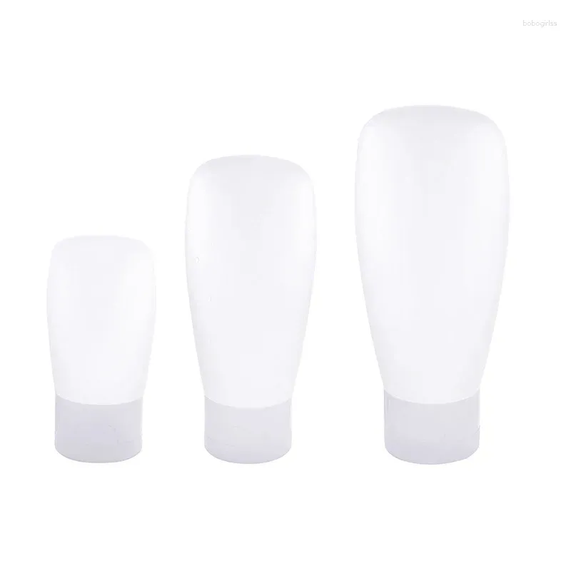 Zeepdispenser 3 stks / partij Draagbare Knijp Split Reizen Zachte Lotion Fles Druk Gezichtsreiniger Douchegel Shampoo Plastic Pak