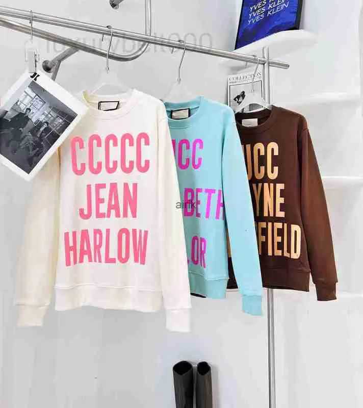 Męskie bluzy bluzy projektant Nowy AOP Jacquard List Knitted Sweter w jesieni / zima maszyna do pozyskiwania krzyty E Niestandardowe jnlarged detale załoga bawełna 5Ul5