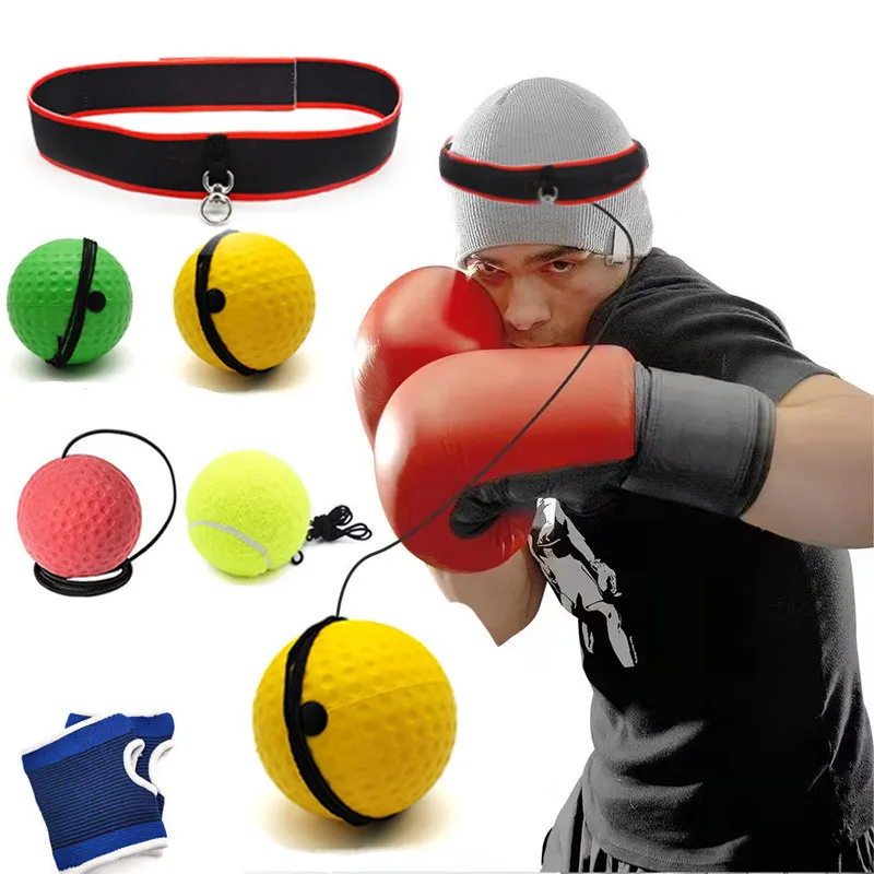 Piłki piłki bokserskie kulki Sport Sport Sport Exercise Sprzęt treningowy dla fitness z głową rękawiczki trening Tennis Kids Unisex 230425