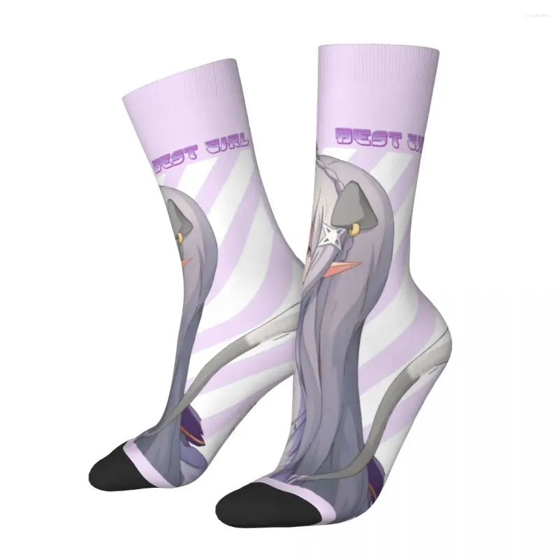 Chaussettes pour hommes Crazy Compression Emilia Sock pour hommes Hip Hop Harajuku ReZero Commencer la vie dans un autre monde Modèle sans couture Nouveauté Cadeau