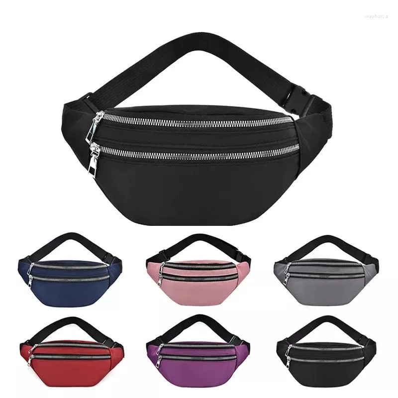 Sacs de taille sac décontracté pour femmes imperméable Oxford Fanny Pack mode bandoulière poitrine voyage ceinture légère dame Sport Bolsas