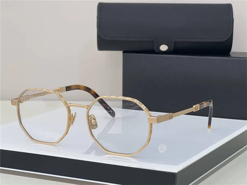 تصميم الأزياء الجديد Polygon Optical Eyewear 080 Frame Metal Frame Simple and Cherms Adm Wired With Box يمكنه القيام بالعدسات الطبية