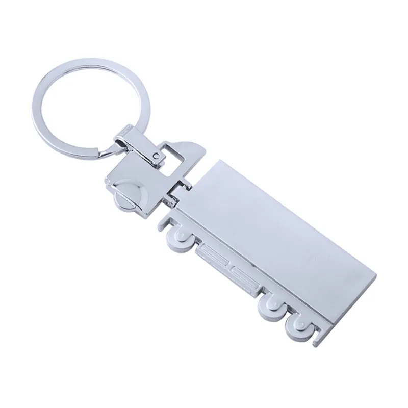 Metal Car Keychains Truck Keychain Pendant Decoration Key Chains Men's Key Ring