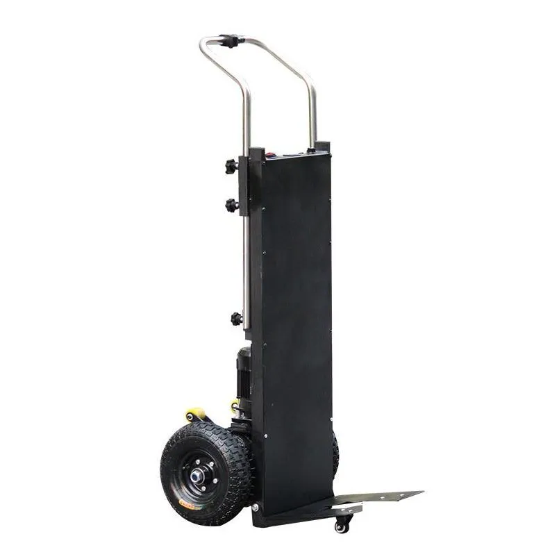 Andra elverktyg 300 kg 1200W Electric Stair Climbing Car Hand Trolley Climber Cart Flat Truck Equipment Heavy Goods Handling Drop Del Dhghd