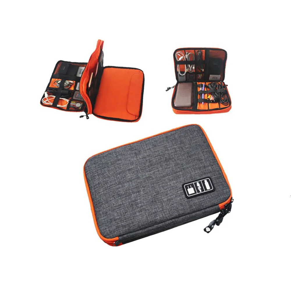 Organizator torby Luluhut Waterproof Organizator iPad Organizator USB Kabel kabla słuchawka Pen Pen Power Bank Storage Zestaw do przechowywania zestawu Cyfrowe urządzenia gadżetów 230425