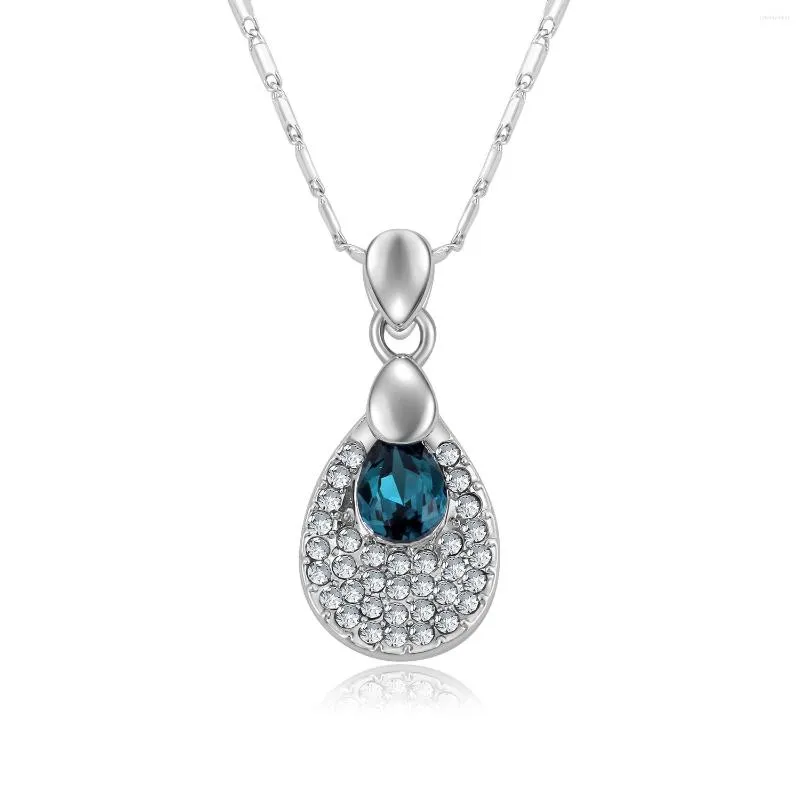 Pendant Necklaces NL-00143 In Trending Jewelry Accessories For Women Water Drop Crystal Necklace Wedding Gift Girlfriend Black Friday Sale