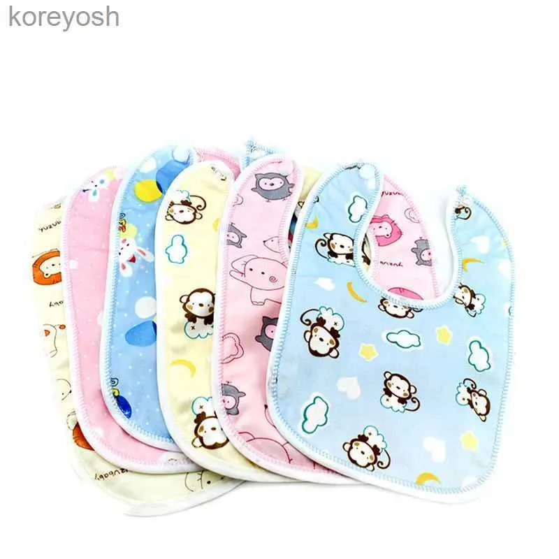 BIBS BUK ZBIERNIE 5PC/LOT BABY BIBS Dostarcza aksamitne kryształowy wodoodporny ręcznik z kapturem klamry 1-3yearsl231125